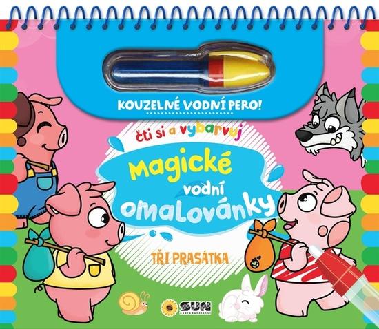 Levně Magické vodní omalovánky Tři prasátka