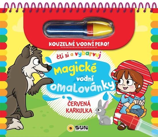Levně Magické vodní omalovánky Červená karkulka