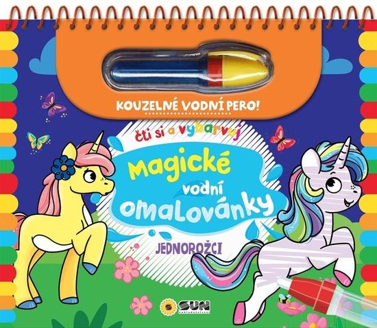 Levně Magické vodní omalovánky Jednorožci