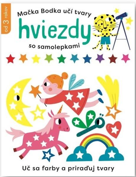 Levně Mačka Bodka učí tvary Hviezdy so samolepkami