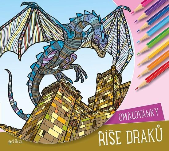Levně Říše draků Omalovánky