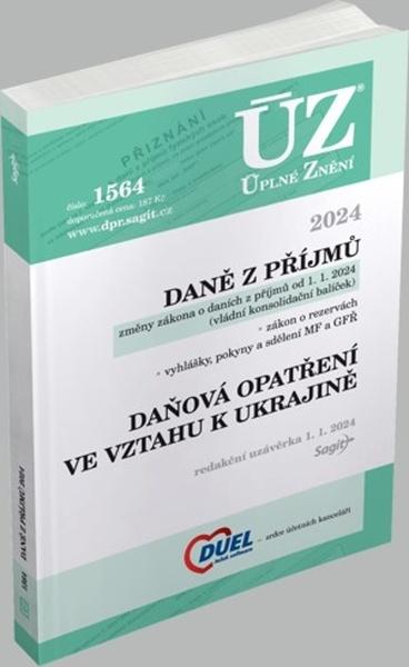 ÚZ 1564 Daně z příjmů 2024 - 9788074886065