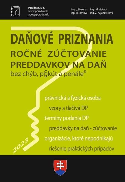 Daňové priznania FO a PO za rok 2023 - 9788081622663