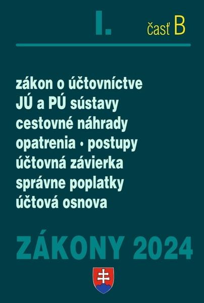 Levně Zákony I B 2024 Účtovné zákony