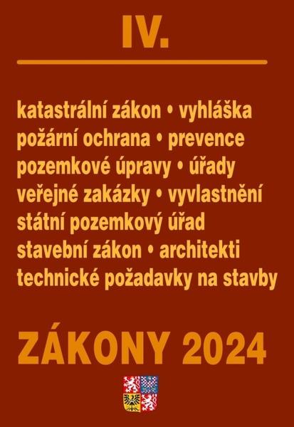 Levně Zákony IV 2024 – stavebnictví, katastr