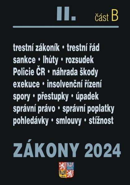 Levně Zákony II B 2024 – Trestní právo