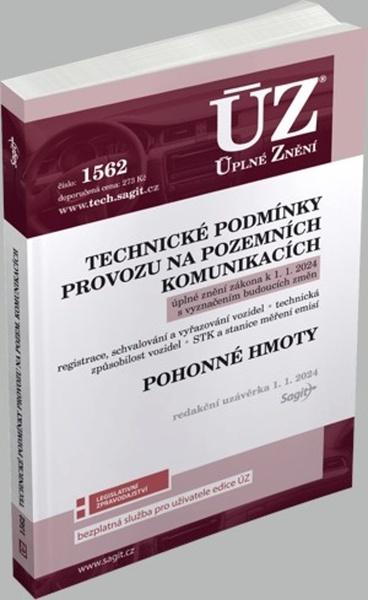 ÚZ 1562 Technické podmínky provozu na pozemních komunikacích, Pohonné hmoty - 9788074886041