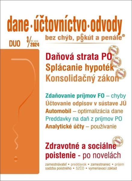 Levně DUO 3/2024 – Dane, účtovníctvo, odvody