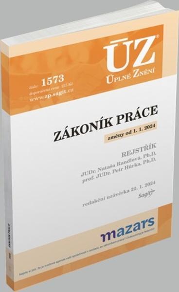ÚZ 1573 Zákoník práce - 9788074886157