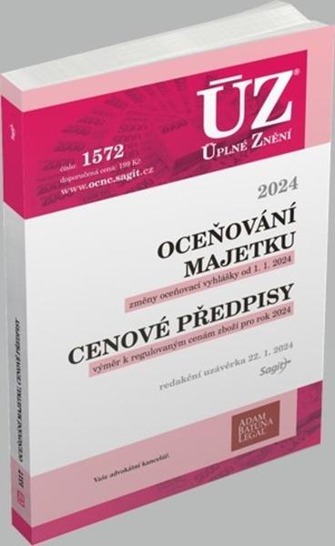 ÚZ 1572 Oceňování majetku, cenové předpisy - 9788074886140