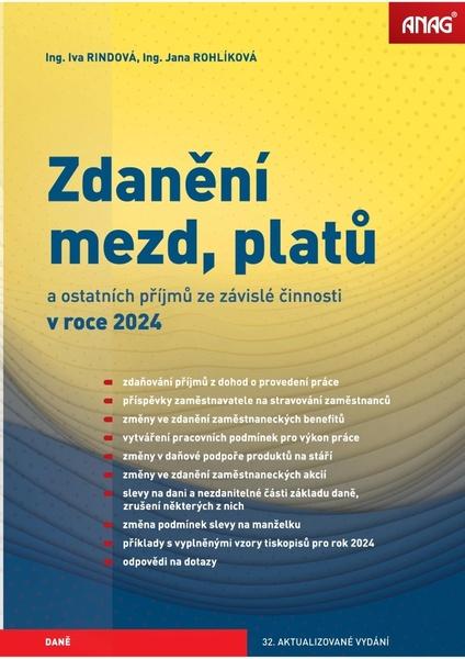 Zdanění mezd, platů a ostatních příjmů ze závislé činnosti v roce 2024 - 9788075544063