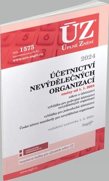 ÚZ 1575 Účetnictví nevýdělečných organizací - 9788074886171