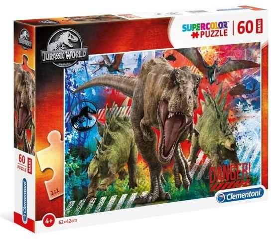Levně CLEMENTONI Puzzle Jurský svět MAXI 60 dílků