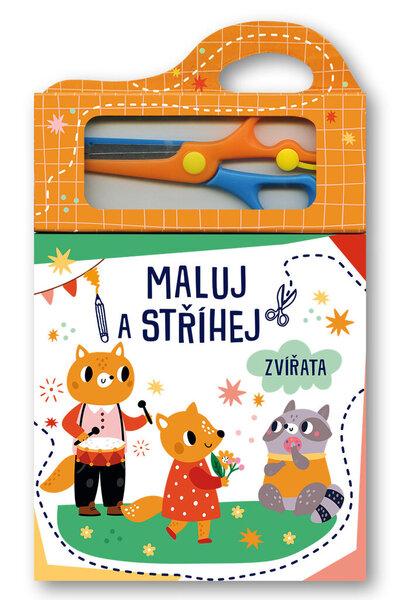Maluj a stříhej Zvířata - 9788025634806