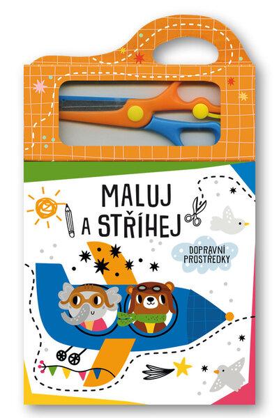 Levně Maluj a stříhej Dopravní prostředky