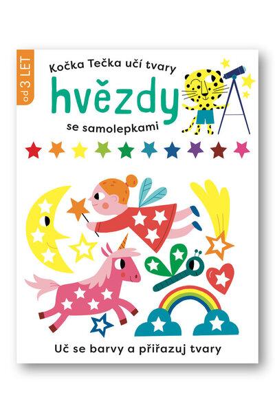 Kočka Tečka učí tvary Hvězdy se samolepkami - 9788025635339