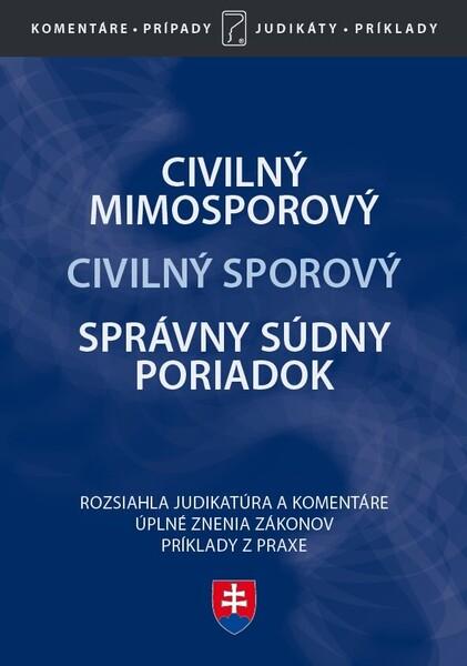 Civilný mimosporový Civilný sporový Správny súdny poriadok - 9788081622694