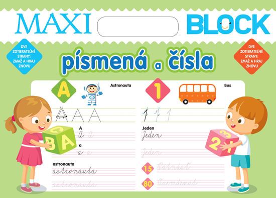 Levně Maxi block Písmena a čísla