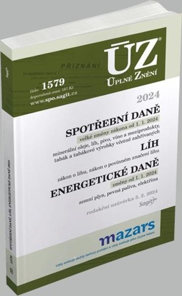 ÚZ 1579 Spotřební daně - 9788074886218