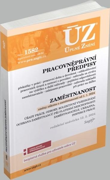 ÚZ 1582 Pracovněprávní předpisy - 9788074886249