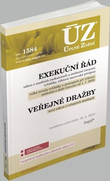 ÚZ 1584 Exekuční řád, veřejné dražby - 9788074886263