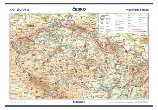 Česko Vlastivědná mapa