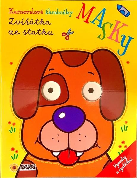 Levně Karnevalové škrabošky Masky Zvířátka