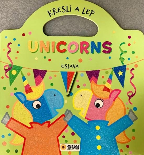 Levně Unicorns Kresli a lep Oslava