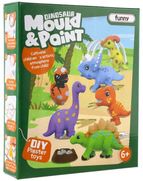 Kreativní sada výroba a malování dinosaura ze sádry