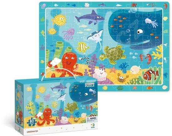DODO Puzzle s hledáním obrázků Podmořský svět 80 dílků - 300134