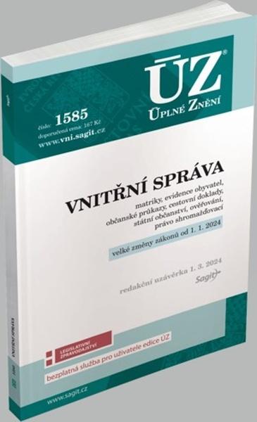 ÚZ 1585 Vnitřní správa - 9788074886270