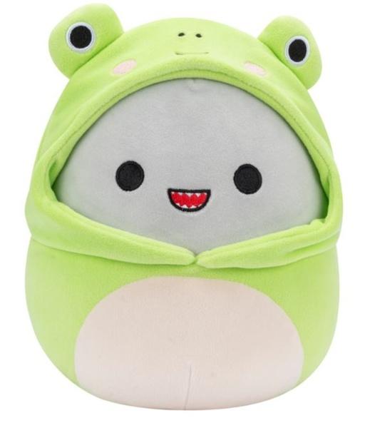 Squishmallows Žralok v kostýmu žáby Gordon