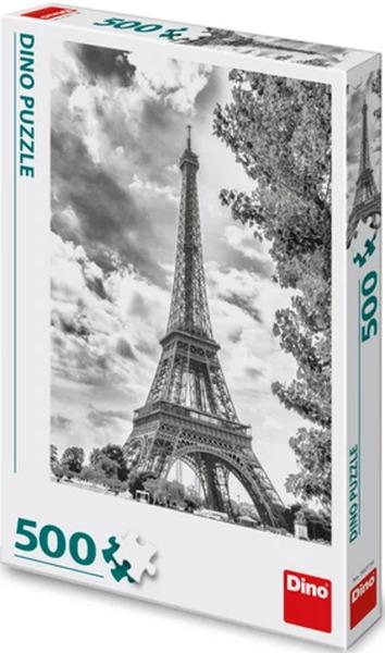 Levně Puzzle 500 Černobílá Eiffelova věž