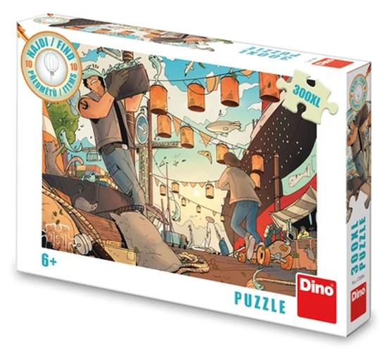 Levně DINO Puzzle Najdi 10 předmětů: Přístav XL 300 dílků