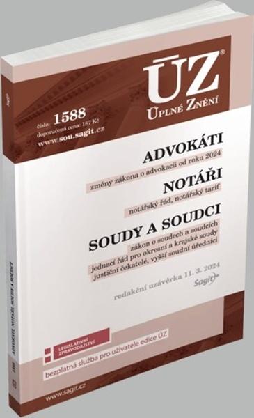 ÚZ 1588 Soudy a soudci - 9788074886300