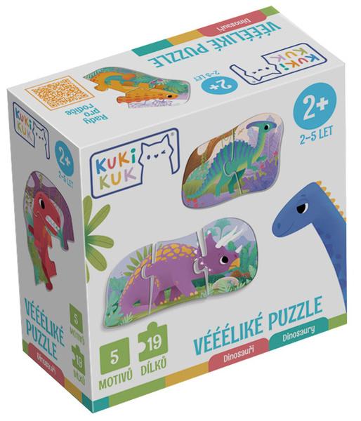 Levně Véééliké puzzle Dinosauři
