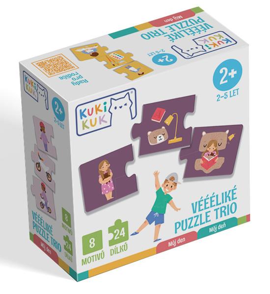 Levně Véééliké puzzle trio Můj den