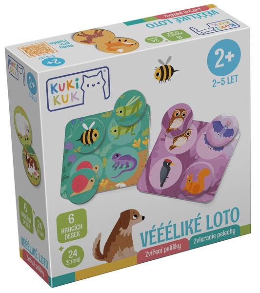 Levně Véééliké loto Zvířecí pelíšky