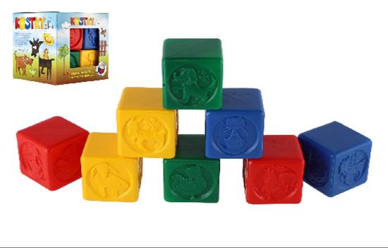 Levně Kostky kubus PH plast 8ks