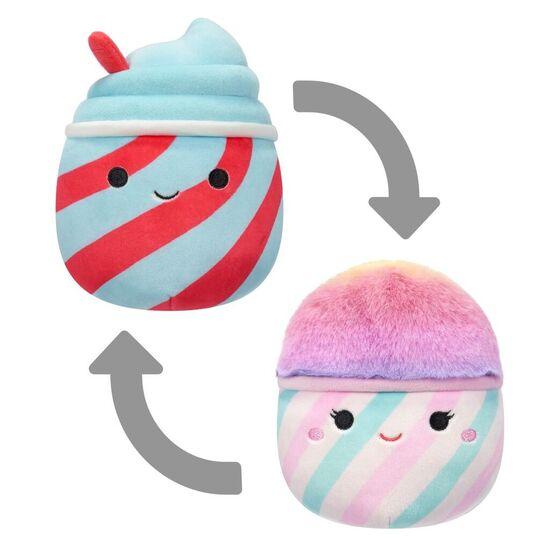 Squishmallows 2v1 Ledová tříšť Tucker a cukrová vata Bevin