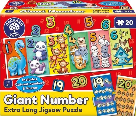 Levně Obří čísla Velkorozměrné puzzle
