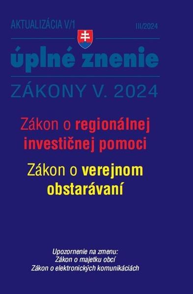Levně Aktualizácia V/1 2024 Štátna služba, informačné technológie verejnej správy