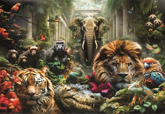 Puzzle Tajuplná džungle 1000 dílků