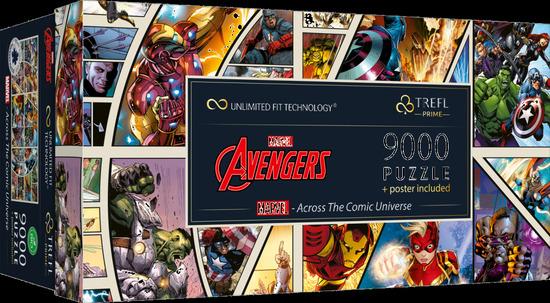 TREFL Puzzle UFT Marvel Avengers: Napříč komiksovým vesmírem 9000 dílků - 81022