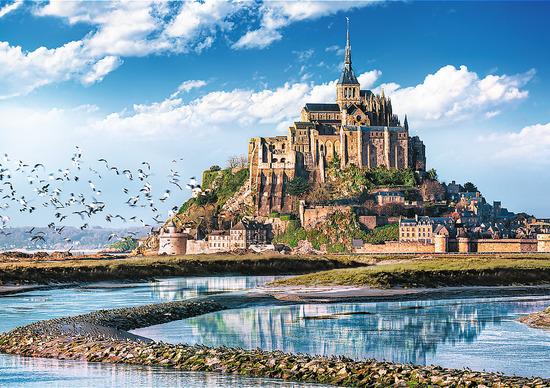 TREFL Puzzle Mont Saint Michel 1000 dílků - 10766