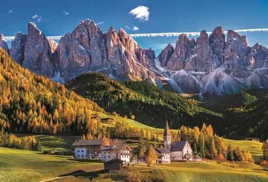TREFL Puzzle Údolí Val di Funes, Dolomity 1500 dílků - 26163