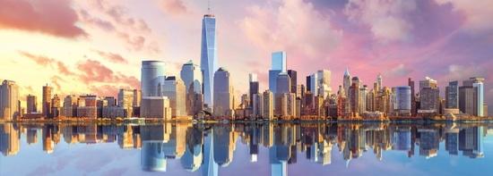 TREFL Panoramatické puzzle Manhattan, USA 1000 dílků - 29033