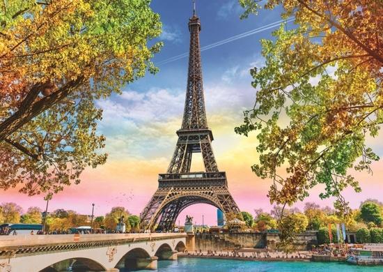 Levně TREFL Puzzle Romantická Paříž 500 dílků