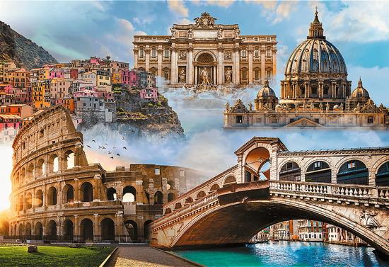 TREFL Puzzle Oblíbená místa: Itálie 1500 dílků - 26203
