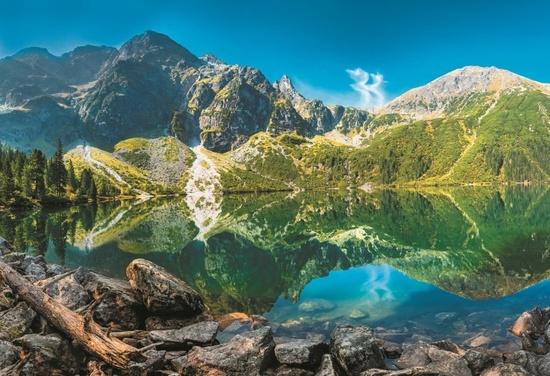 TREFL Puzzle Jezero Morskie Oko, Tatry 1500 dílků - 26167